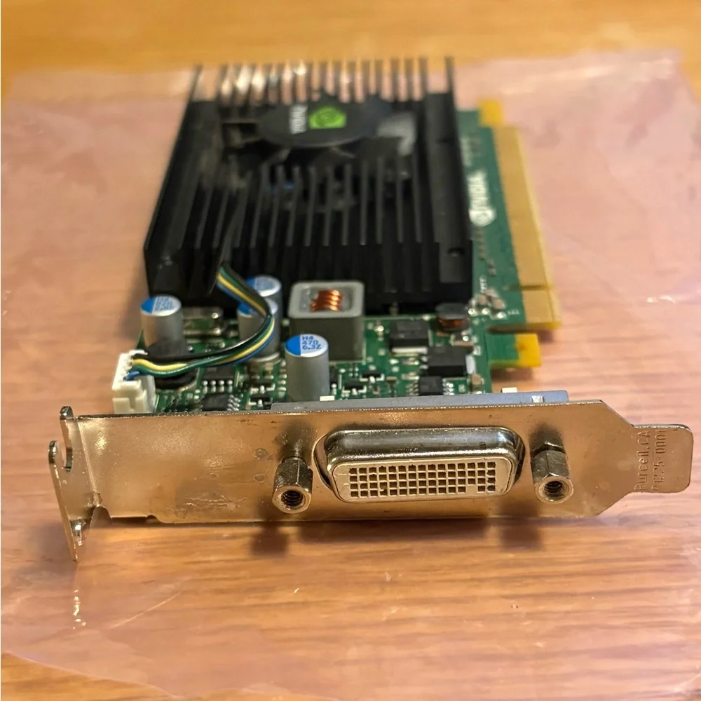 NVIDIA NVS 315 GPU & Adapters for Dual-Display Support